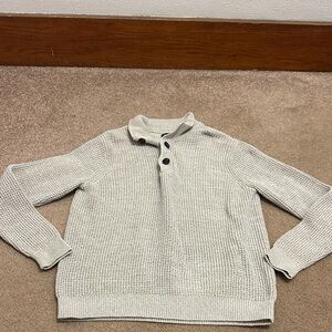 Croft & Barrow Gray Cowl Neck Sweater